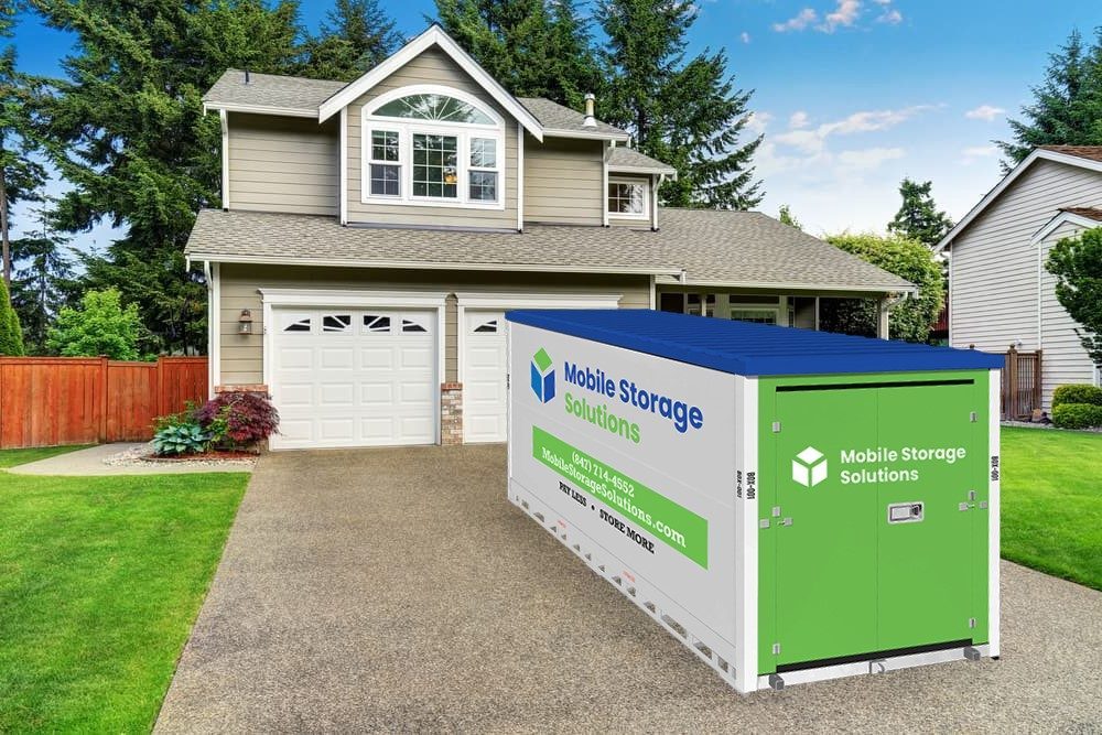 Mobile Storage Solutions storage containers in Chicagoland