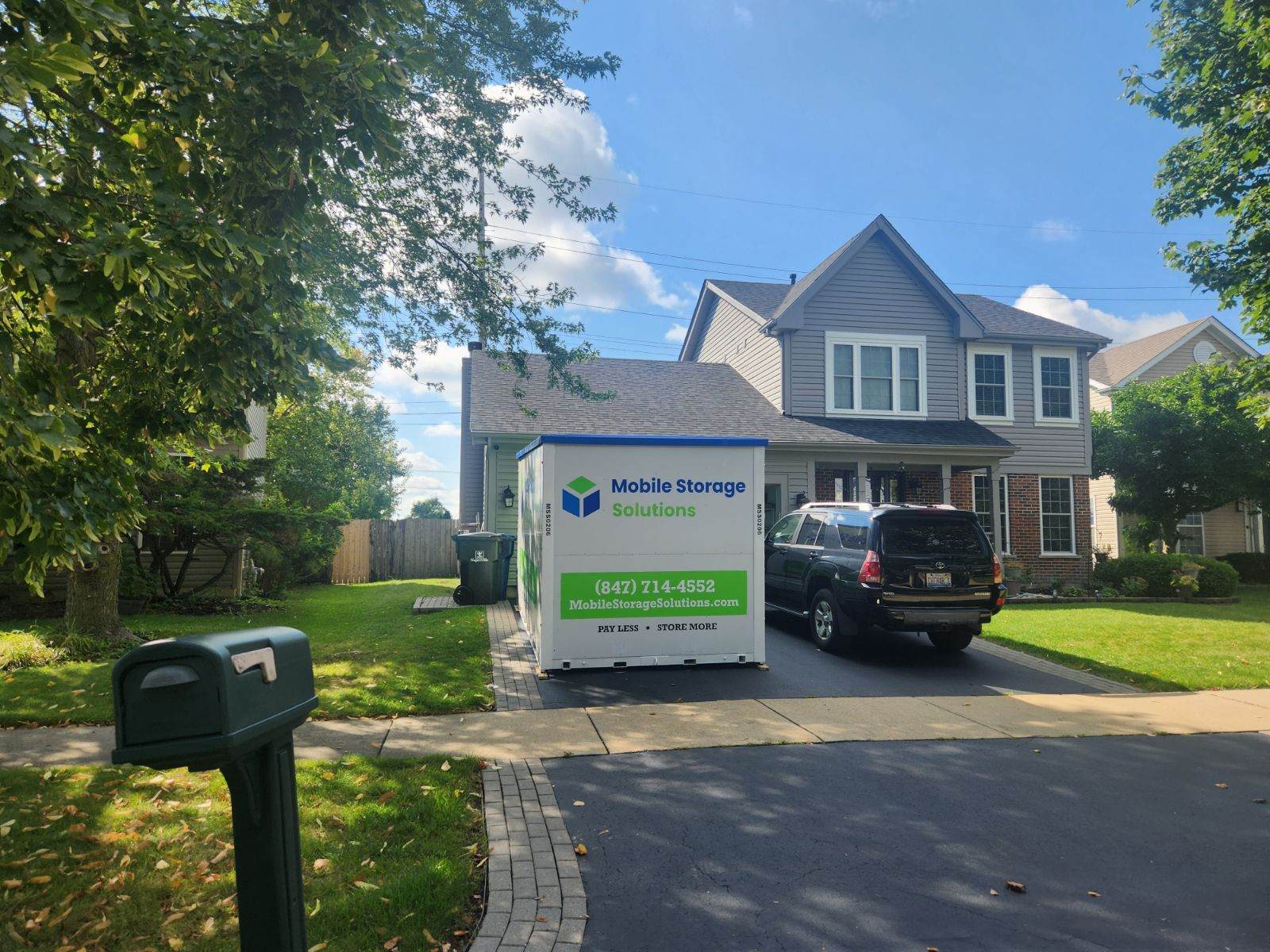 Container Fits On Your Driveway